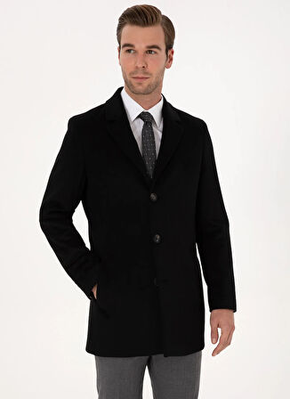 Cacharel Siyah Erkek Palto KERNEL