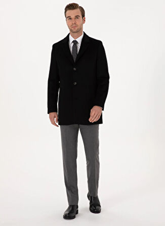 Cacharel Siyah Erkek Palto KERNEL