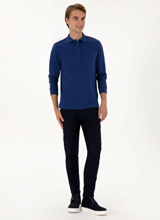 U.S. Polo Assn. Normal Bel Normal Paça Lacivert Erkek Chino Pantolon KENLEX