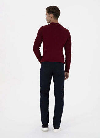 U.S. Polo Assn. Normal Bel Normal Paça Lacivert Erkek Chino Pantolon MICALEX-REG