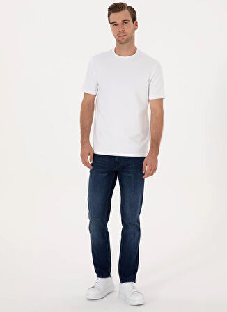 Cacharel Bisiklet Yaka Beyaz Erkek T-Shirt ONEGA