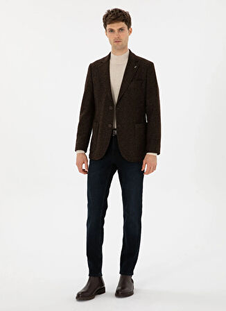 Cacharel Slim Fit Kahve Erkek Ceket FICIO