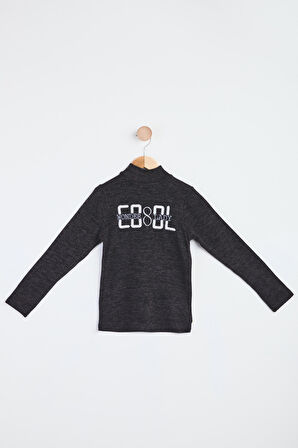 Kız Çocuk Antrasit Sweatshirt - 23992