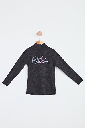 Kız Çocuk Antrasit Sweatshirt - 23991