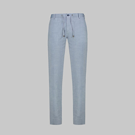 ELY ÇİZGİLİ AÇIK MAVİ PANTOLON