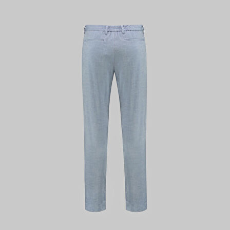 ELY ÇİZGİLİ AÇIK MAVİ PANTOLON