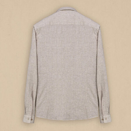 GOIAS SOHO UZUN KOL KAHVERENGİ GÖMLEK