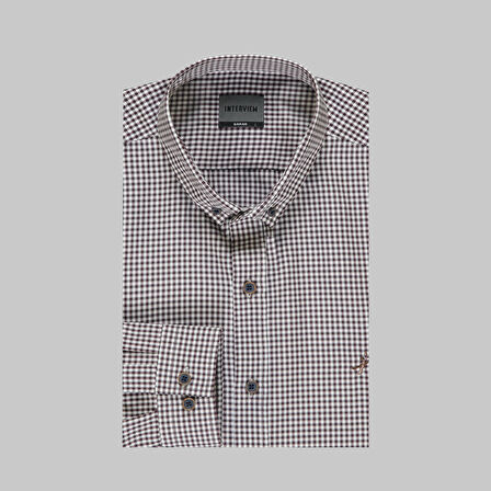 GOIAS KARELİ YEŞİL GÖMLEK