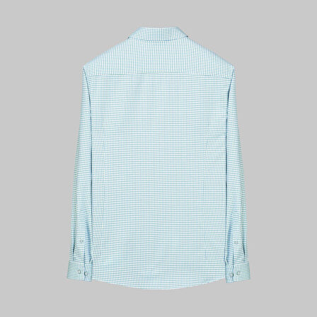 GOIAS KARELİ YEŞİL GÖMLEK