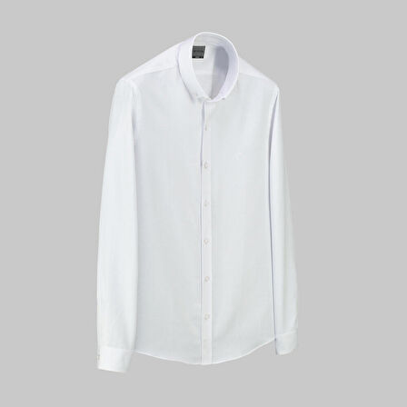 GOIAS UZUN KOL BEYAZ GÖMLEK