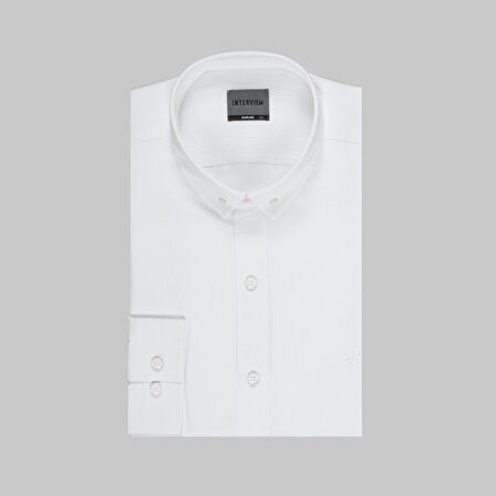 GOIAS UZUN KOL BEYAZ GÖMLEK