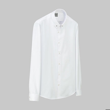 LOMBARDİ UZUN KOL SOHO BEYAZ GÖMLEK