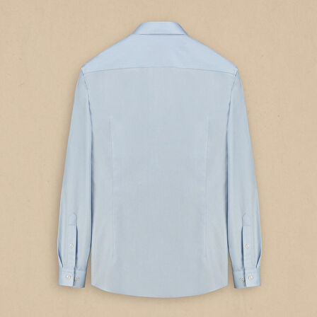 GOIAS UZUN KOL FITTED AÇIK MAVİ GÖMLEK