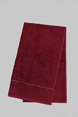 Sarev New Soho Bordo %100 Pamuk Yüz Havlusu 50*90 cm