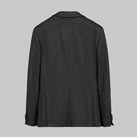 MATTEO DESENLİ KOYU GRİ CEKET