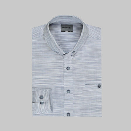 GOIAS UZUN KOL LACİVERT GÖMLEK