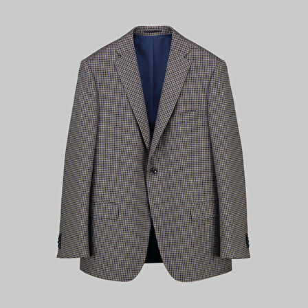 REXFORD DESENLİ AÇIK KAHVERENGİ CEKET