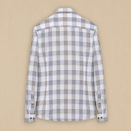 GOIAS SOHO KAHVERENGİ KARELİ GÖMLEK