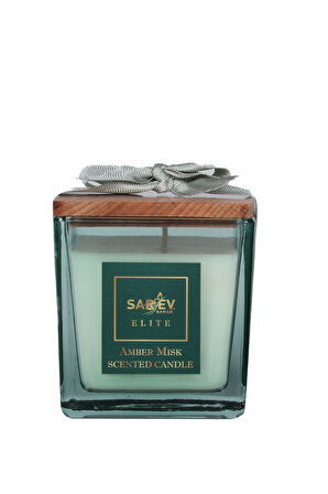 Sarev Amber Misk Scented Candle/Kokulu Mum