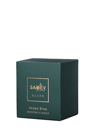 Sarev Amber Misk Scented Candle/Kokulu Mum