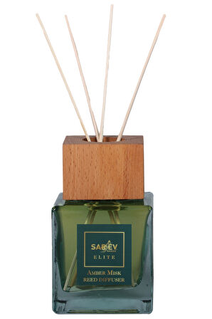 Sarev Elite Amber Misk Reed Diffuser/Çubuklu Oda Kokusu