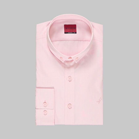 DREW UZUN KOL PEMBE GÖMLEK