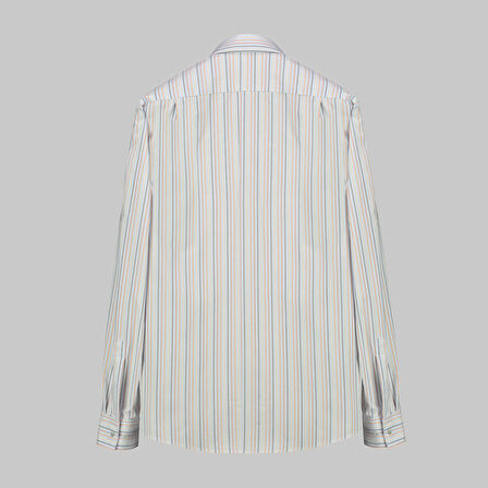 DREW UZUN KOL ÇİZGİLİ AÇIK MAVİ GÖMLEK