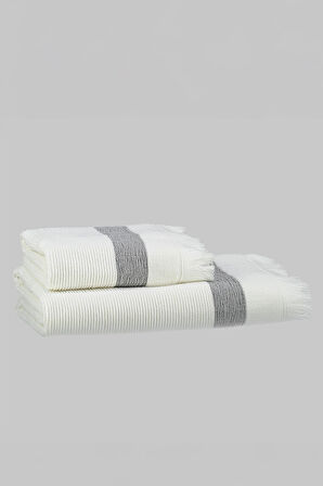 Sarev Street Beyaz %100 Pamuk Yüz Havlusu 50*90