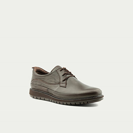 Erkek Comfort Bağcıklı Ayakkabı [052187] KAHVERENGİ, 40