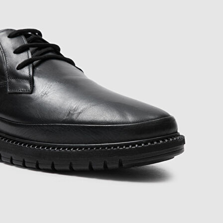 Erkek Comfort Bağcıklı Ayakkabı [052187] SİYAH, 44