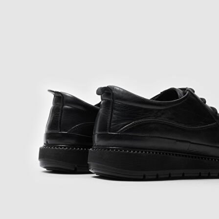 Erkek Comfort Bağcıklı Ayakkabı [052187] SİYAH, 44