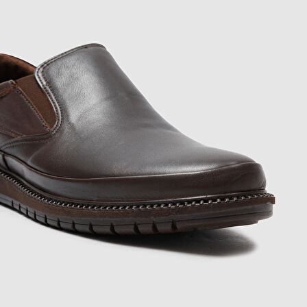Erkek Comfort Bağcıksız Ayakkabı [052188] KAHVERENGİ, 45