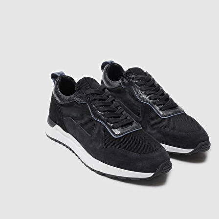 Erkek Spor Ayakkabı [052197] LACİVERT SÜET, 43