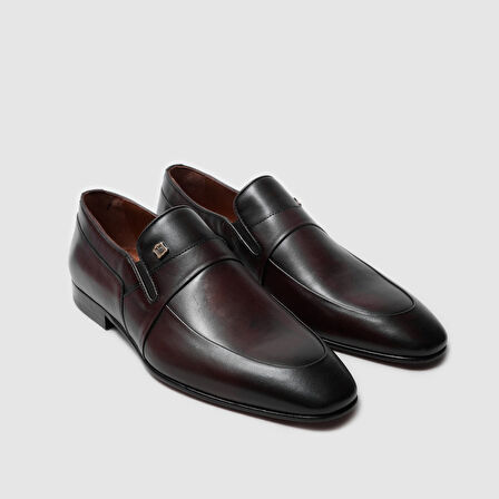 Erkek Klasik Kösele Ayakkabı [052206] KAHVE ANTİK, 42