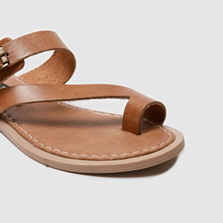 Kadın Düz Sandalet [060129] TABA, 36