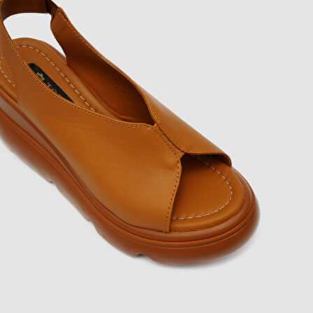 Kadın Dolgu Topuk Sandalet [060266]