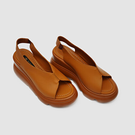 Kadın Dolgu Topuk Sandalet [060266]