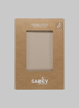 Sarev Bej Fıtted Çarşaf NEWSLOWCITY180x200FITTEDSHEETBEJ