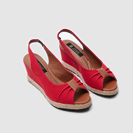 Kadın Dolgu Topuk Sandalet [051751]