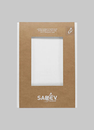 Sarev Beyaz Fıtted Çarşaf NEWSLOWCITY120x200FITTEDSHEBEYAZ