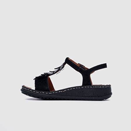 Kadın Taşlı Sandalet [51762] 