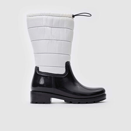 Kadın Paraşüt Yağmur Bot [051860] SİYAH - BEYAZ PARAŞÜT, 36