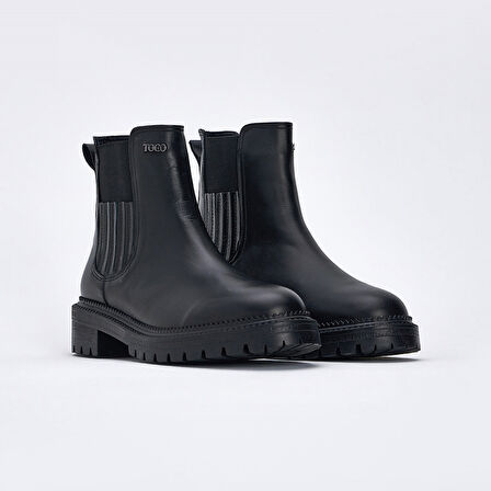  Kadın Kısa Chelsea Bot [060174] SİYAH FLOATER, 39