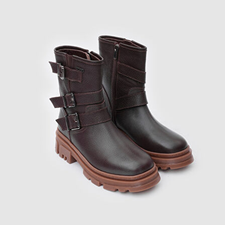 Kadın Casual Bot [060177] KAHVE FLOATER, 36