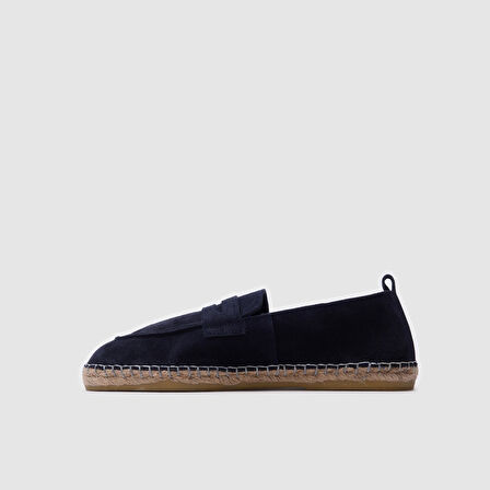 Erkek Espadril Loafer Ayakkabı[052051] LACİVERT SÜET, 40