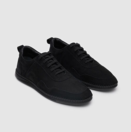Erkek Sneaker Ayakkabı [052061] SİYAH NUBUK, 44