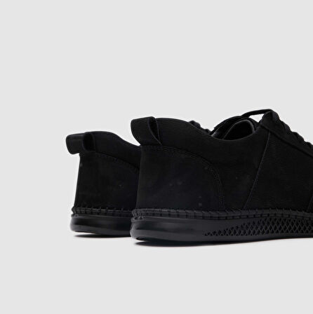 Erkek Sneaker Ayakkabı [052061] SİYAH NUBUK, 44