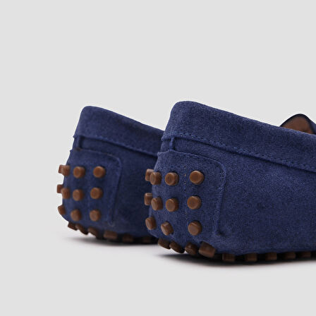 Kadın Loafer Ayakkabı [060038] MAVİ SÜET, 38
