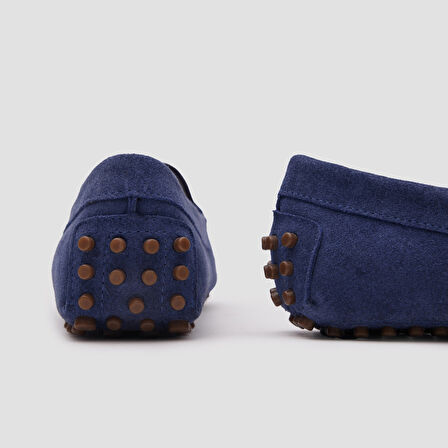 Kadın Loafer Ayakkabı [060038] MAVİ SÜET, 40