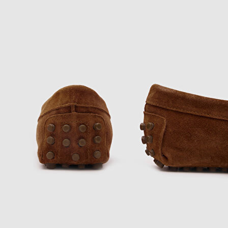 Kadın Loafer Ayakkabı [060038] TABA SÜET, 40